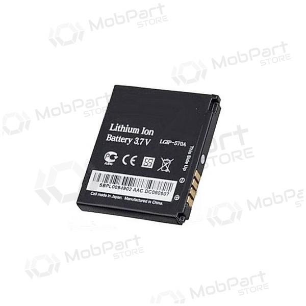 LG IP-570A (KP500,KF700, KC550) baterija / akumulators (750mAh) LG IP-570A (KP500,KF700, KC550) baterija / akumulators (750mAh)