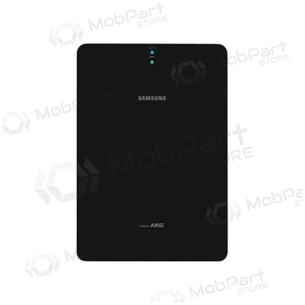 Samsung T820 Galaxy Tab S3 9.7 (2017) aizmugurējais baterijas vāciņš (melns) (lietots grade A, oriģināls)