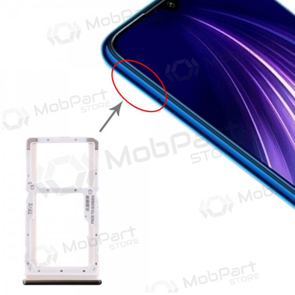 Xiaomi Redmi Note 8 Pro SIM kartes turētājs pelēks (Mineral Grey) Xiaomi Redmi Note 8 Pro SIM kartes turētājs pelēks (Mineral Grey)