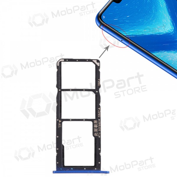 Huawei Honor 8X SIM kartes turētājs (zils)