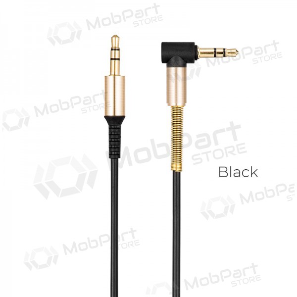 Audio adapteris Hoco UPA02 AUX 3,5mm į 3,5mm (melns)