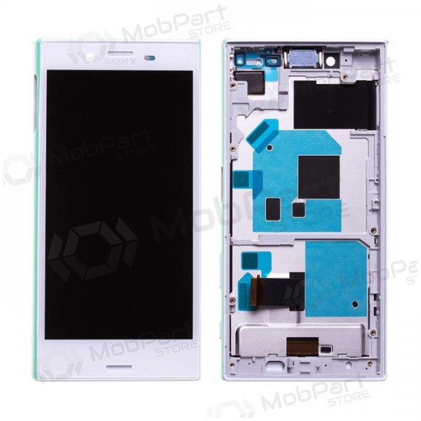 Sony F5323 Xperia X Compact ekrāns (balts) (ar rāmīti) (lietots grade A, oriģināls) Sony F5323 Xperia X Compact ekrāns (balts) (ar rāmīti) (lietots grade A, oriģināls)