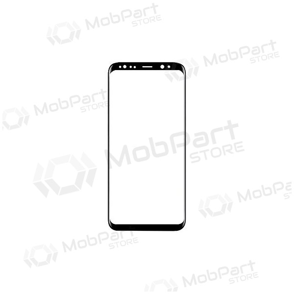 Samsung G955F Galaxy S8 Plus Ekrāna stikliņš (melns) (for screen refurbishing)