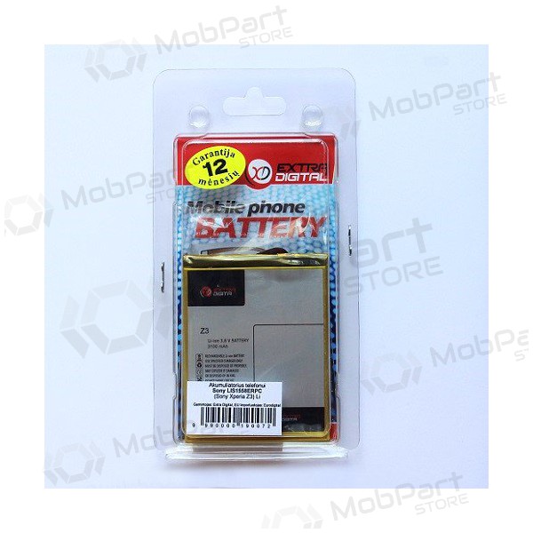 Sony Xperia Z3 (LIS1558ERPC) baterija / akumulators (3100mAh) Sony Xperia Z3 (LIS1558ERPC) baterija / akumulators (3100mAh)