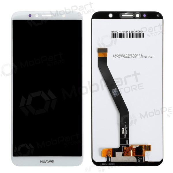 Huawei Y6 2018 / Y6 Prime 2018 / Honor 7A ekrāns (balts)