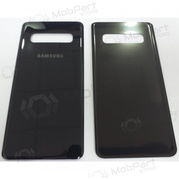 Samsung G973 Galaxy S10 aizmugurējais baterijas vāciņš melns (Prism Black)