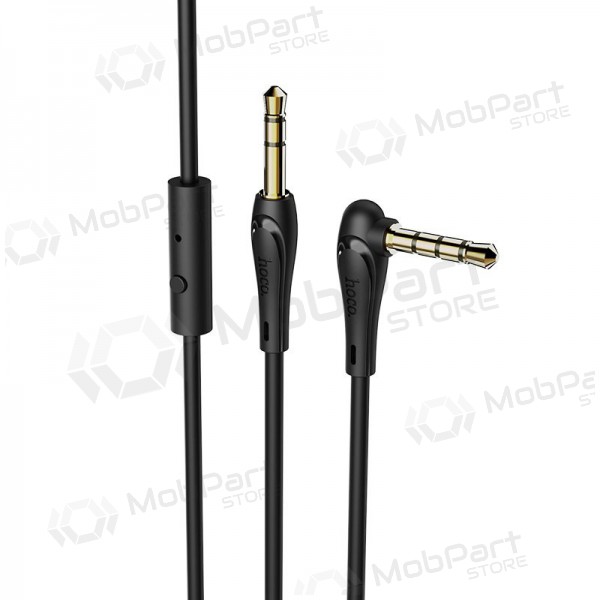 Audio adapteris Hoco UPA15 AUX 3,5mm į 3,5mm (melns)