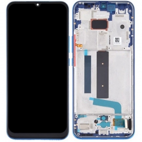 Xiaomi Mi 10T Lite 5G ekrāns (zils) (ar rāmīti) (service pack) (oriģināls)