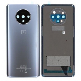 OnePlus 7T aizmugurējais baterijas vāciņš sudraba (Frosted Silver) (lietots grade C, oriģināls)