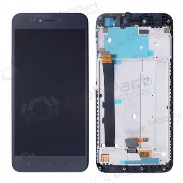 Xiaomi Redmi Note 5A ekrāns (melns) (lietots grade C, oriģināls)
