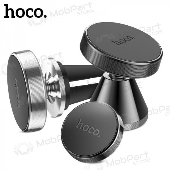 Tālruņa turētājs automobiļiem HOCO CA46  (dashboard mounting, magnetic fixing, silver)