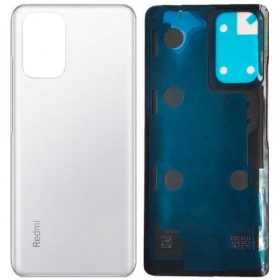 Xiaomi Redmi Note 10 4G aizmugurējais baterijas vāciņš balts (Pebble White)