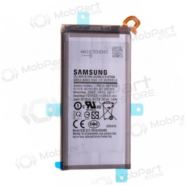 Samsung A605 Galaxy A6 Plus (EB-BJ805ABE) baterija / akumulators (3500mAh) (service pack) (oriģināls)