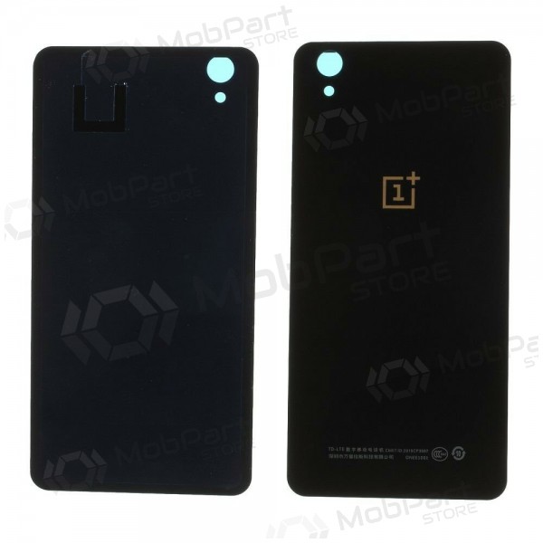 OnePlus X aizmugurējais baterijas vāciņš (melns Ceramic) (lietots grade B, oriģināls)