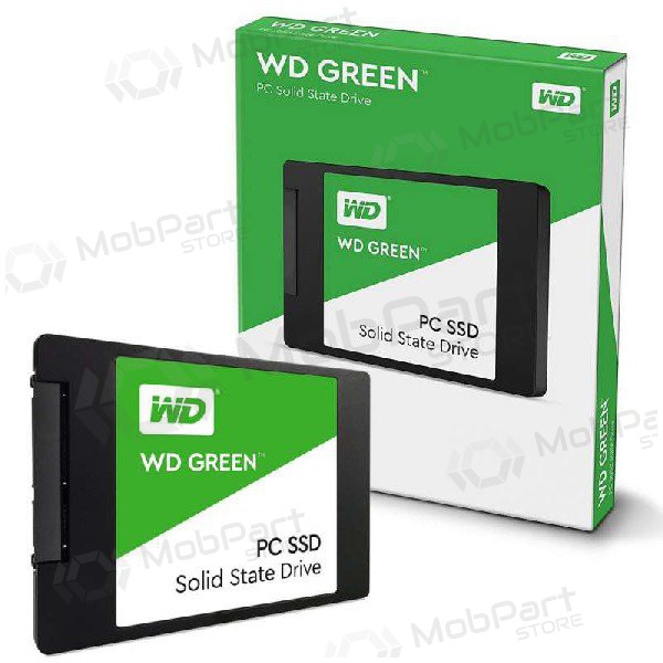 Cietais disks SSD WD Green 120GB (6.0Gb / s) SATAlll 2,5
