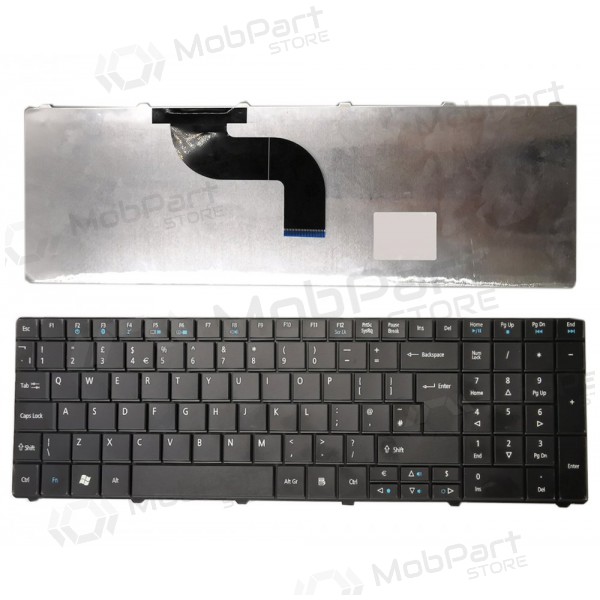 ACER Aspire: E1-521, E1-531, E1-531G, E1-571, E1-571G, UK klaviatūra ACER Aspire: E1-521, E1-531, E1-531G, E1-571, E1-571G, UK klaviatūra