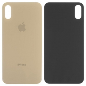 Apple iPhone XS aizmugurējais baterijas vāciņš (zelta) (bigger hole for camera)