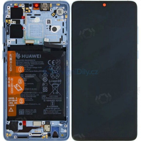 Huawei P30 (2019) ekrāns (Breathing Crystal) (ar rāmīti un baterija) (service pack) (oriģināls) Huawei P30 (2019) ekrāns (Breathing Crystal) (ar rāmīti un baterija) (service pack) (oriģināls)