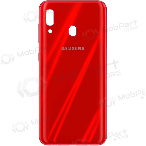 Samsung A305 Galaxy A30 2019 aizmugurējais baterijas vāciņš (sarkans)