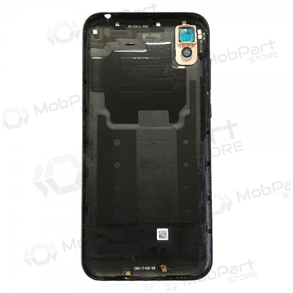 Huawei Y5 2019 aizmugurējais baterijas vāciņš (melns) (Midnight Black) (lietots grade B, oriģināls)