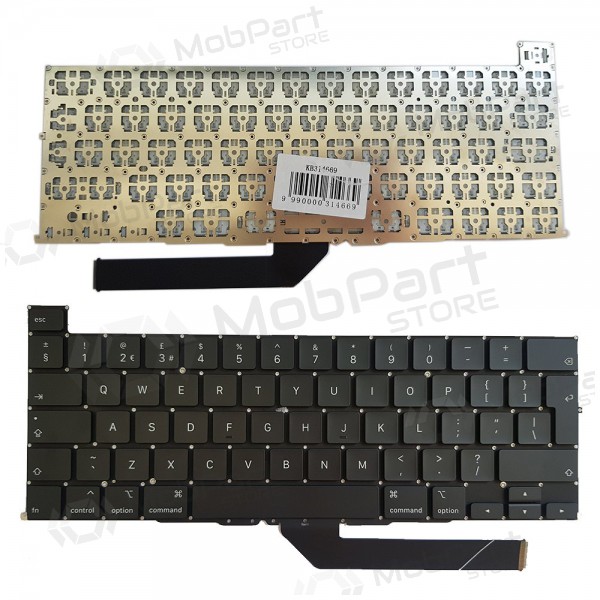 Apple A2141, UK klaviatūra