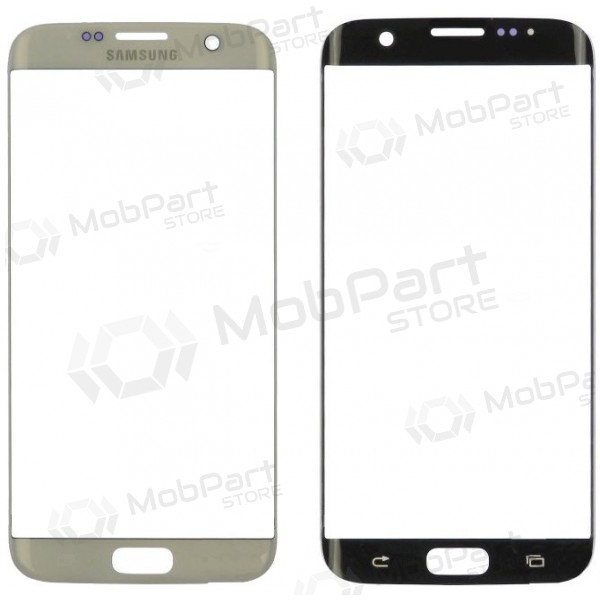 Samsung G935F Galaxy S7 Edge Ekrāna stikliņš (balts) (for screen refurbishing)