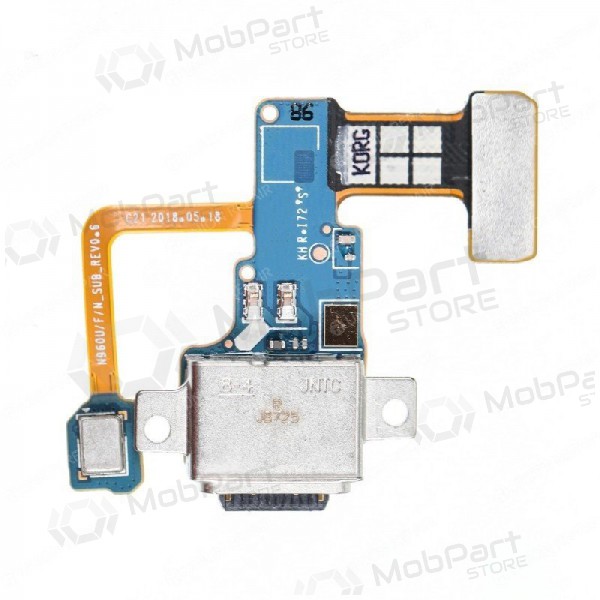Samsung N960F Note 9 uzlādes ligzda un mikrofona šleife (service pack) (oriģināls)