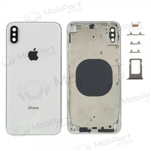 Apple iPhone XS aizmugurējais baterijas vāciņš  sudraba (balts) full