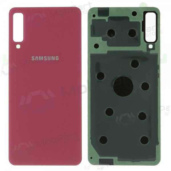 Samsung A750 Galaxy A7 (2018) aizmugurējais baterijas vāciņš rozā (pink)