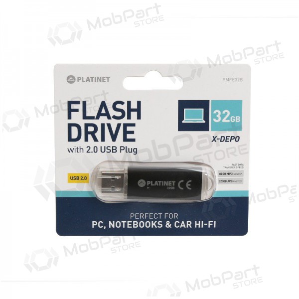 Datu nesējs Platinet 32GB USB 2.0