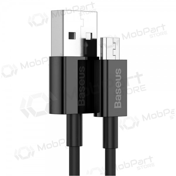 USB kabelis Baseus Superior microUSB 2A 2.0m (melns) CAMYS-A01