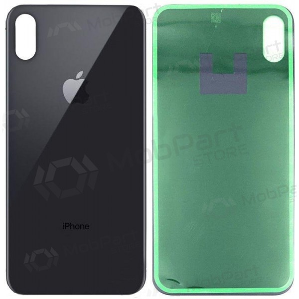 Apple iPhone XS Max aizmugurējais baterijas vāciņš pelēks (space grey) (bigger hole for camera) Apple iPhone XS Max aizmugurējais baterijas vāciņš pelēks (space grey) (bigger hole for camera)