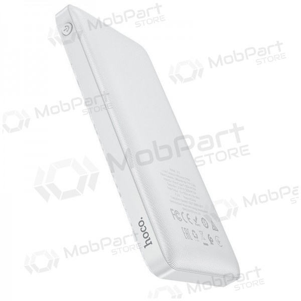Ārējā baterija Power Bank Hoco J72 10000mAh balta Ārējā baterija Power Bank Hoco J72 10000mAh balta
