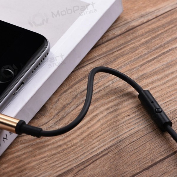 Audio adapteris Hoco UPA02 AUX 3,5mm į 3,5mm (melns) Audio adapteris Hoco UPA02 AUX 3,5mm į 3,5mm (melns)
