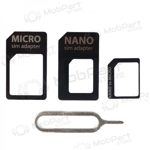 NanoSIM un MicroSIM adapteris