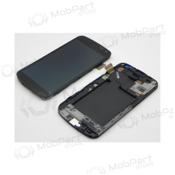 Samsung Galaxy i9250 Nexus ekrāns (melns) (ar rāmīti) (service pack) (oriģināls)