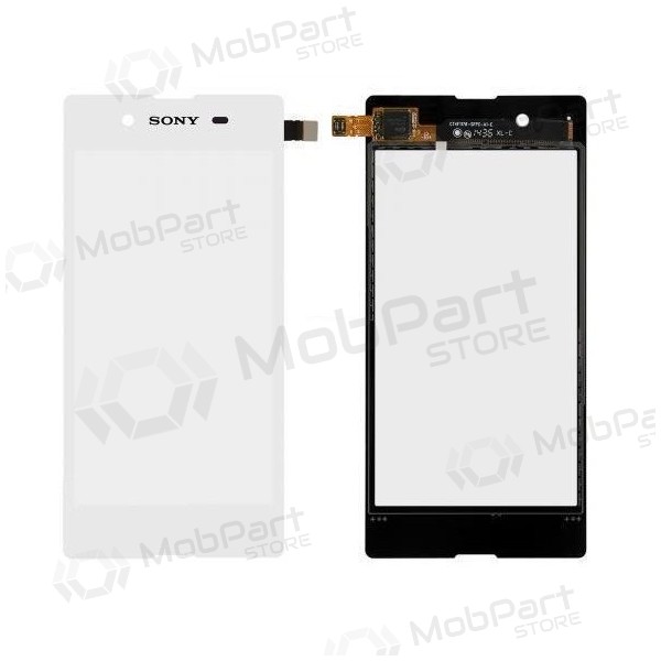 Sony D2202 Xperia E3 / D2203 Xperia E3 / D2206 Xperia E3 / D2243 Xperia E3 skārienjūtīgais ekrāns / panelis (balts)