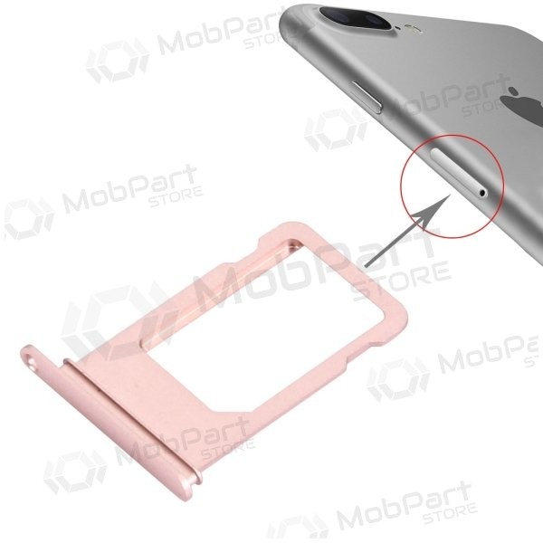 Apple iPhone 7 Plus SIM kartes turētājs rozā (rose gold)
