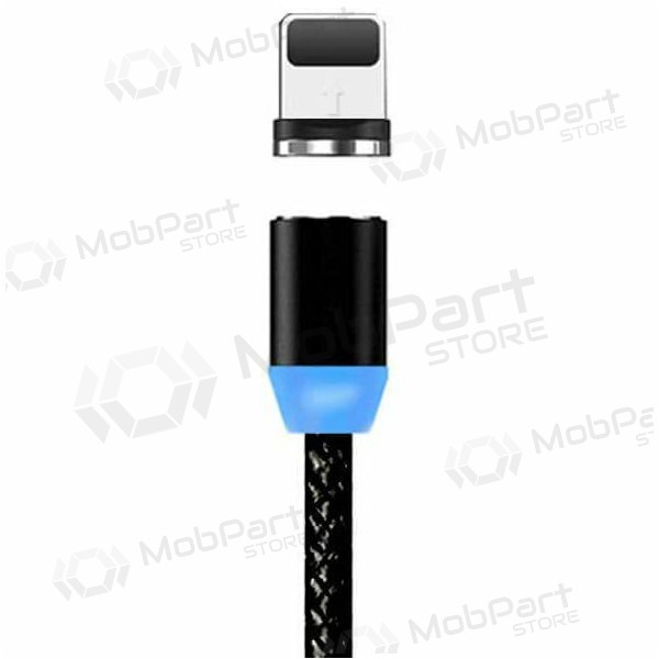 USB kabelis Magnetic Lightning 1.0m (balts)