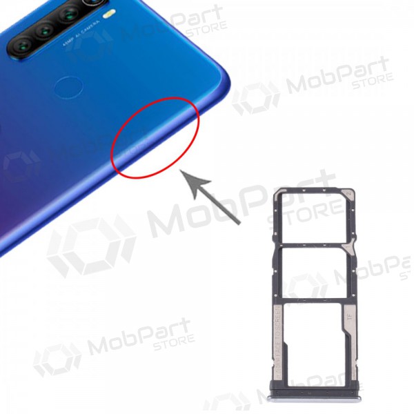 Xiaomi Redmi Note 8 / Redmi Note 8 2021 SIM kartes turētājs balts (Moonlight White) Xiaomi Redmi Note 8 / Redmi Note 8 2021 SIM kartes turētājs balts (Moonlight White)