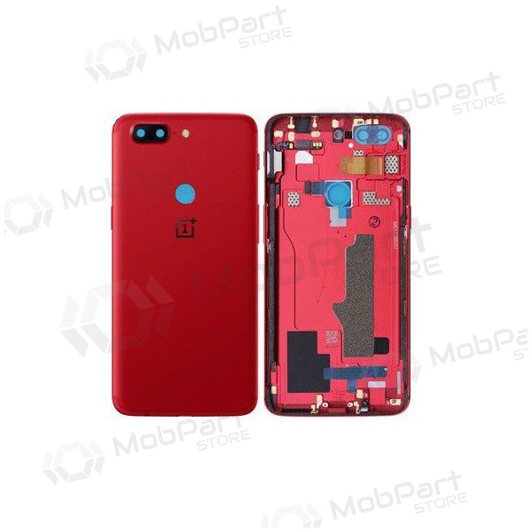 OnePlus 5T aizmugurējais baterijas vāciņš sarkans (Lava Red) (lietots grade A, oriģināls)