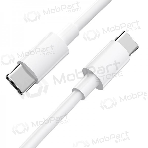 USB kabelis Borofone BX44 Type-C - Type-C 100W 1.0m (balts)