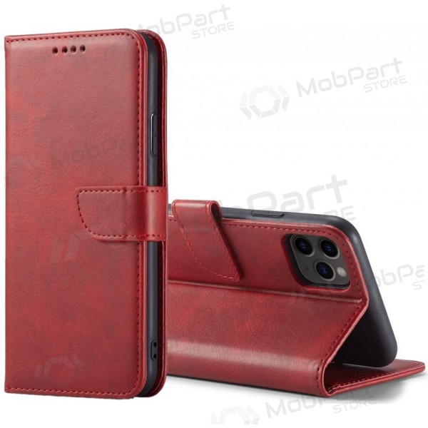 Maciņš / vāciņš Wallet Case Xiaomi Redmi A5/Poco C71 (173,45x79,35x8,45) sarkans