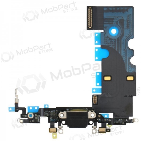 Apple iPhone 8 / SE 2020 uzlādes ligzda un mikrofona šleife (melna) (lietots, oriģināls) Apple iPhone 8 / SE 2020 uzlādes ligzda un mikrofona šleife (melna) (lietots, oriģināls)