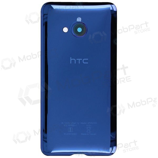 HTC U Play aizmugurējais baterijas vāciņš (zils) (lietots grade A, oriģināls)