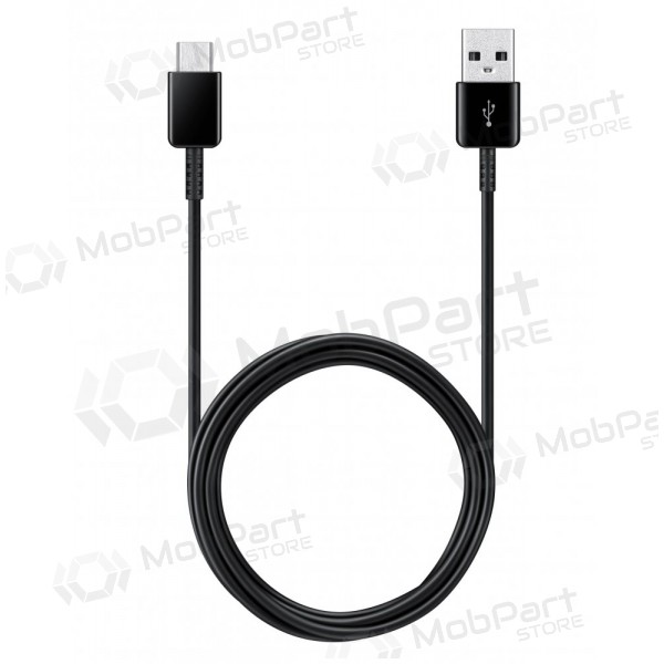 USB kabelis Samsung EP-DG930MBEGWW Type-C 1.5m 2gab. (melns) (OEM)