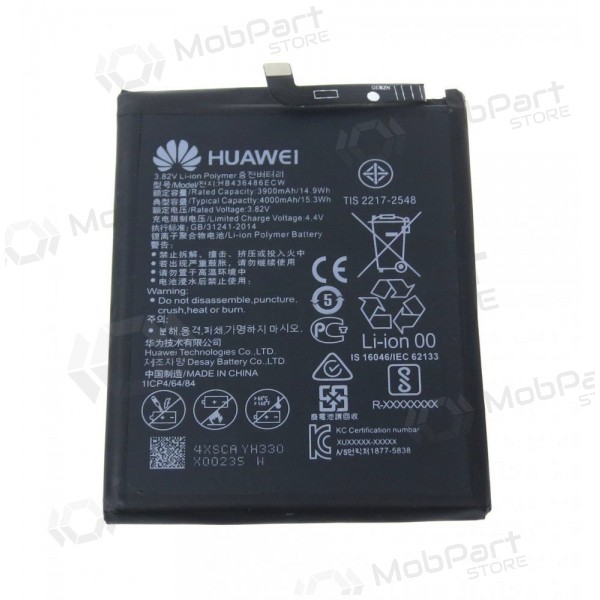 Huawei Mate 10 / Mate 10 Pro / Mate 20 / P20 Pro / Honor View 20 (HB436486ECW) baterija / akumulators (4000mAh) (service pack) (oriģināls)