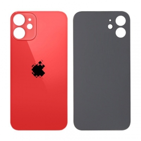 Apple iPhone 12 mini aizmugurējais baterijas vāciņš (sarkans) (bigger hole for camera)