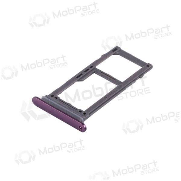 Samsung G960 Galaxy S9 / G965 Galaxy S9+ SIM kartes turētājs violets (Lilac Purple)