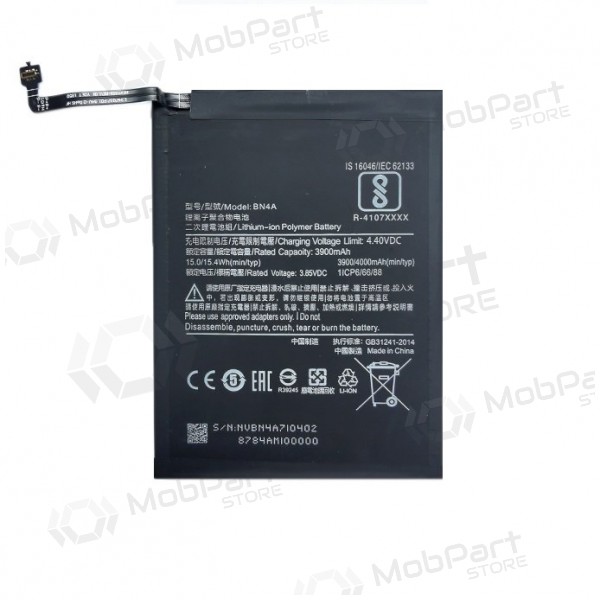 XIAOMI Redmi Note 7 baterija / akumulators (4000mAh)